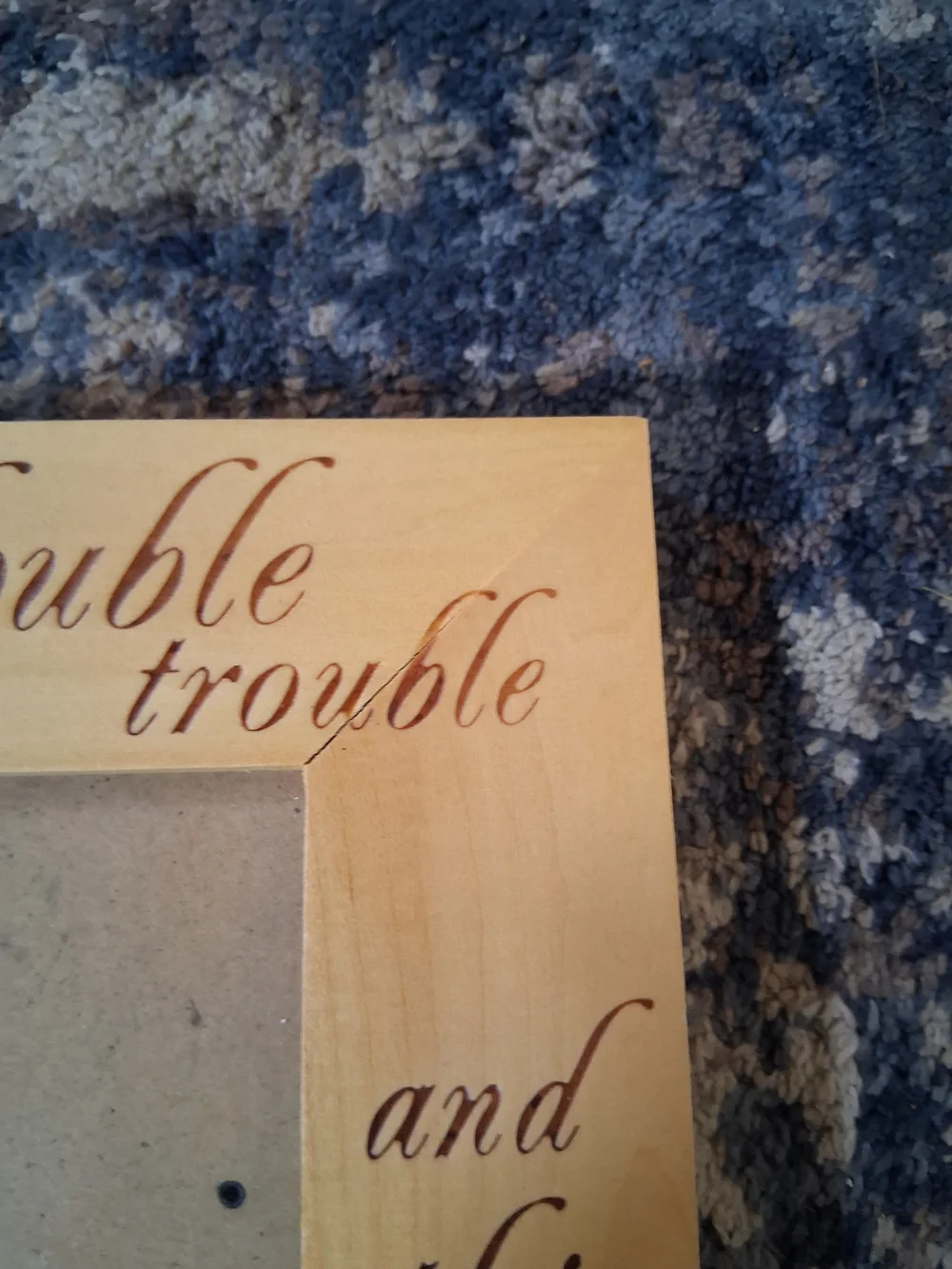 One in a Million Yellow Wood Picture Frame by